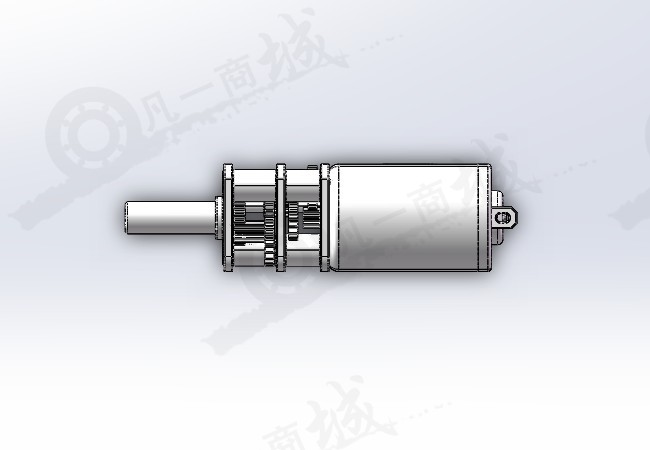 n20减速电机3d模型图纸 模型截图[3]