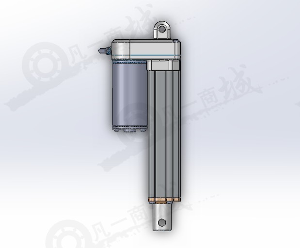 电动推杆3d模型图纸 模型截图[2]