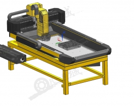 数控铣床模型图