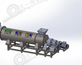 肥料粉碎成粒机模型图