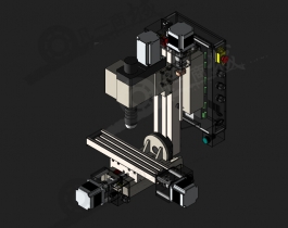 3轴数控铣床3d模型