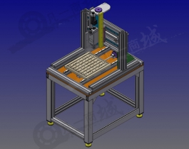 三轴数控铣床3d图