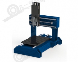 cnc数控铣床模型图
