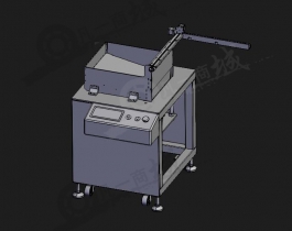 压力机用喂料机构3d图