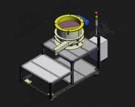 振动盘喂料机构设置模型图