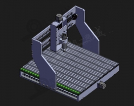 数控雕刻机3d模型