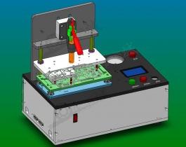 pcba功能测试机3d图