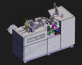 多功能纸玻璃机3d模型