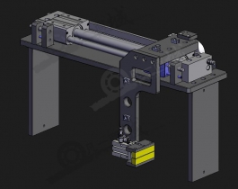 直线滑台设计3d模型图