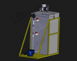 泥浆射流冲蚀试验机3d图