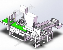竹筷封装机sw模型图