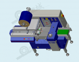 覆膜打包机3d模型