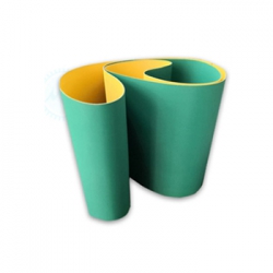 尼龙片基带 黄绿输送带 耐磨工业平皮带 现货|价格|参数|样本|图片